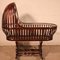 Curved Mahogany Cradle, 1800s 10
