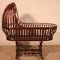 Curved Mahogany Cradle, 1800s, Image 10