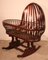 Curved Mahogany Cradle, 1800s 3
