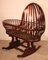 Curved Mahogany Cradle, 1800s, Image 3