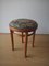 Stuhl und Hocker aus Holz, 1950er, 2er Set 13