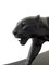 Max Le Verrier, Art Deco Style Black Panther Uganda Sculpture, 2022, Spelter & Marble 5