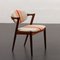 Mid-Century Modell 42 Stuhl aus Palisander & Original Bezug von Kai Kristiansen für Schou Andersen, Dänemark, 1960er 4