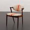 Mid-Century Model 42 Chair in Rosewood and Original Upholstery by Kai Kristiansen for Schou Andersen, Denmark, 1960s 1