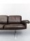 Dunkelbraunes Vintage DS31 Ledersofa von de Sede 2