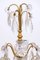 Lámpara de mesa colgante Girandole de bronce dorado y cristal Baccarat, siglo XX, Imagen 1