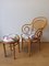 Wooden Chair and Stool, 1950, Set of 2 13