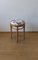 Wooden Chair and Stool, 1950, Set of 2, Image 2