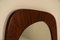 Danish Organic Shaped Mirror in Teak, 1970s 9