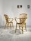 Summer Bamboo and Wicker Chairs by Adrien Audoux and Frida Minnet, 1950, Set of 4 3