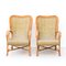 Vintage Bamboo Armchairs, 1970s, Set of 2 1