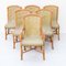 Vintage Bamboo Chairs, 1970s, Set of 6, Image 2