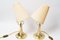 Art Deco Table Lamps with Fabric Shades, 1920s, Set of 2 8