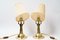 Art Deco Table Lamps with Fabric Shades, 1920s, Set of 2 3