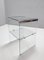 Postmodern Tempered Glass and Steel Etagere with Shelf by Gallotti & Radice, 1970s, Image 3