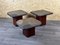 Brutal Coffee Tables with Mosaic by Paul Kingma for Kneip, 1980s, Set of 3 6