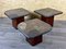 Brutal Coffee Tables with Mosaic by Paul Kingma for Kneip, 1980s, Set of 3 13