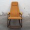 Rocking Chair in Yellow from Uluv, 1960s, Image 7