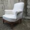 Louis XVI White Skai Armchairs, 1890s, Set of 2 18