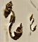 Large French Rococo Ormalu Curtain Curtain Tie Backs, Set of 2 5