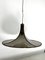 Large Mid-Century Brass and Curved Glass Esperia Ceiling Lamp Model Pagoda by Angelo Brotto for Esperia, 1960s, Image 3