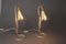Hollywood Regency Tischlampen in Form einer Goldenen Lilie, 1980er, 2er Set 10