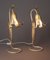 Hollywood Regency Table Lamps in the Form of a Golden Lily, 1980s, Set of 2 6