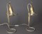 Hollywood Regency Table Lamps in the Form of a Golden Lily, 1980s, Set of 2 9
