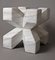 Double Cross Sculpture in White Italian Marble, 1980s, Image 18