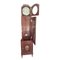 Reloj de pie modernista de marquetería de caoba y adornos de latón, de principios del siglo XX, Imagen 2