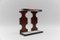 Walnut Wall Coat Rack with Chromed Hooks and Matching Umbrella Stand, 1970s, Set of 2, Image 12