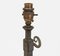 Lámpara de pie española Mid-Century ajustable de hierro forjado, años 60, Imagen 4