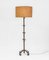 Mid-Century Spanish Adjustable Forged Iron Floor Lamp, 1960s 1