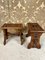 Gothic Style Stools by Victor Aimone, 1890s, Set of 2 2