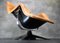 Cognac Leather Lounge Chair by Yrjo Kukkapuro for Haimi Karuselli, 1960s, Image 16