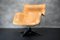 Cognac Leather Lounge Chair by Yrjo Kukkapuro for Haimi Karuselli, 1960s 3