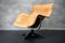 Cognac Leather Lounge Chair by Yrjo Kukkapuro for Haimi Karuselli, 1960s, Image 12