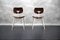 Set of Mid-Century Se68 Side Chairs with White Base by Egon Eiermann for Wilde & Spieth 4