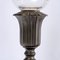 20th Century Baccarat Crystal and Pewter Tealight Candlestick Lamp 1