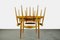 Vintage Beech-Teak Dining Table Chairs and Matching Birch-Teak Dining Table by Wegner and Braakman for Fritz Hansen and Pastoe, 1950s, Set of 5, Image 15