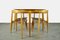 Vintage Beech-Teak Dining Table Chairs and Matching Birch-Teak Dining Table by Wegner and Braakman for Fritz Hansen and Pastoe, 1950s, Set of 5, Image 3