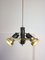 Vintage Italian Brass Reflector Chandelier, 1970s, Image 3