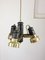 Vintage Italian Brass Reflector Chandelier, 1970s, Image 11