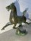 Statue Antique en Bronze Patiné Vert du Cheval Volant de Ganzu, Début du 20ème Siècle 6