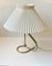 Verstellbare Vintage Tisch- oder Wandlampe aus Messing von Le Klint, 1950er 5