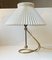 Verstellbare Vintage Tisch- oder Wandlampe aus Messing von Le Klint, 1950er 2