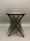 Tavolo pieghevole in bambù e paglia, anni '20, Immagine 4