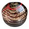Vase Abstrait en Verre de Murano Fumé et Roseaux Rouges par Simoeng 6