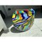 Jarrón moderno multicolor de cristal de Murano de Simoeng, Imagen 7