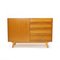 Modell U 460 Sideboard aus Eiche von Jiří Jiroutek für Interier Praha, 1960er, 3er Set 14